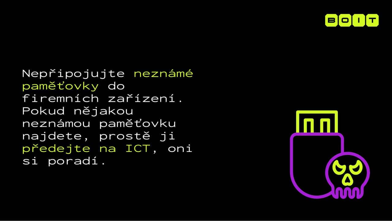 Ukázka tématu neznámých paměťových zařízení