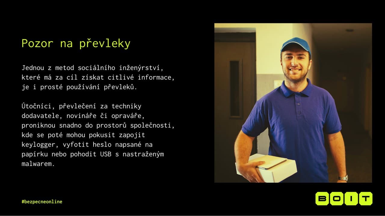 Ukázka tématu fyzické infiltrace